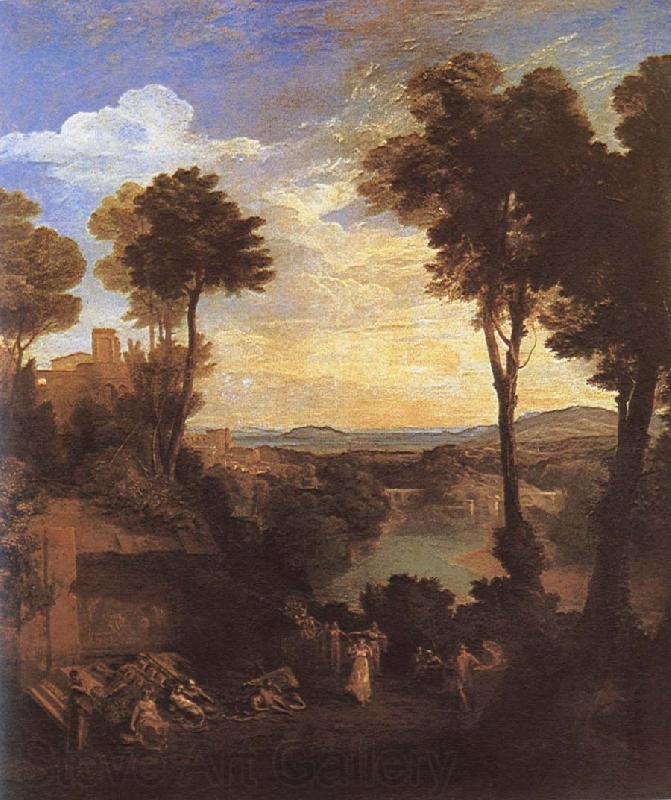 Joseph Mallord William Turner Quli and Cisi Spain oil painting art